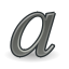 Text, italic, 64, Gnome, Format Black icon