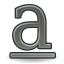 Text, 64, Format, Gnome, underline Black icon