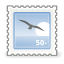 Gnome, 64, mail, send LightSteelBlue icon
