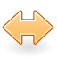 Object, 64, Gnome, horizontal, Flip Black icon