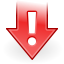 software, update, Down, Gnome, urgent, 64 Black icon