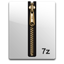 gold, 7z Black icon