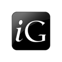 Logo, square, igooglr, 0992 Black icon
