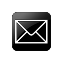 mail, 0997, square Black icon