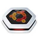 drive, Ubuntu Black icon
