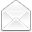 envelope, open, Email, mail WhiteSmoke icon