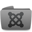 Folder, Joomla Gray icon