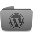 Folder, Wordpress Gray icon