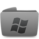 Folder, windows Gray icon