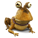 Toad, Animal, hypnotoad, frog Black icon