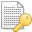 Administrative, docs, Key WhiteSmoke icon