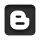 square, Logo, blogger DarkSlateGray icon