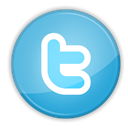 twitter, social media SkyBlue icon
