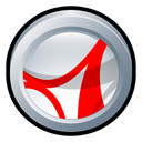 adobe, Cs, reader, Acrobat Black icon