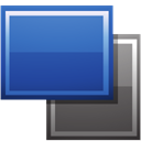 shapes, Rectangles SteelBlue icon