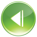 Back, green OliveDrab icon