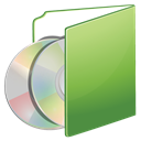 Folder, green, cds DarkKhaki icon