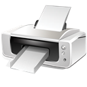 printer, hardware Black icon