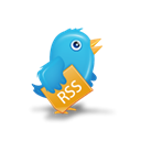 bird, Rss, twitter Black icon