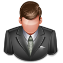 Client, Business, professional, user, Clients, Business man DarkSlateGray icon