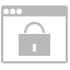 Lock, App Silver icon