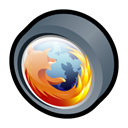 Firefox, mozilla Black icon