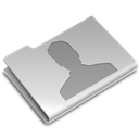 Folder, user Black icon