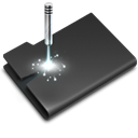 Folder, Laser DarkSlateGray icon