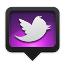 twitter client, twitter, Tweetie DarkSlateGray icon