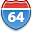 64, Bit SteelBlue icon