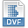 Extension, Dvf, File SteelBlue icon