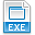 Extension, File, Exe DarkCyan icon