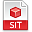 Extension, File, Sit Crimson icon