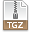 Tgz, Extension, File Gainsboro icon