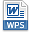 File, Extension, wps SteelBlue icon