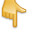 Hand, 270, point SandyBrown icon