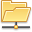 Folder, network Khaki icon