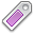 tag, purple Black icon
