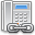 telephone, Link DarkGray icon