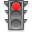 Traffic, Lights, red DimGray icon