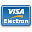 visa, Electron SteelBlue icon