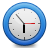 Clock RoyalBlue icon