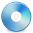 Blu, ray, disc CornflowerBlue icon