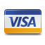visa, Credit card Gainsboro icon