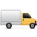 transportation, truck SandyBrown icon