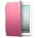 pink, White, Cover, ipad Black icon