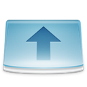 uploads, Folder SkyBlue icon