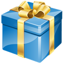 gifts, present, birthday SteelBlue icon