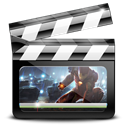 graphic, movie, ironman, video, motion Black icon