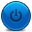 Powerbuttonblue DarkCyan icon